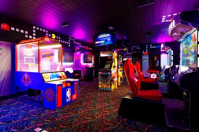 game room in our huge cabins in Gatlinburg TN