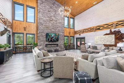 bear mountain lodge is one of our big cabins in the Smoky Mountains